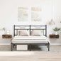 Mesas cabeceira susp. 2pcs 40x30x15 cm cor carvalho fumado