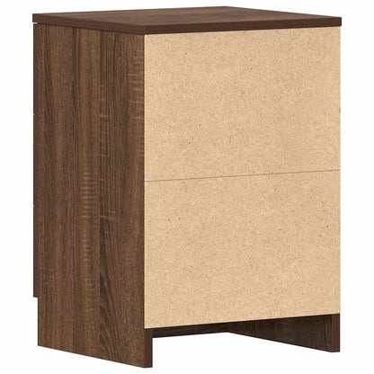 Mesa cabeceira 38x35x56 cm madeira processada carvalho castanho