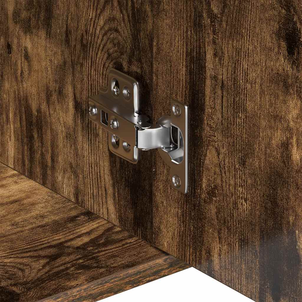 Aparador 88x30x70 cm madeira processada carvalho fumado