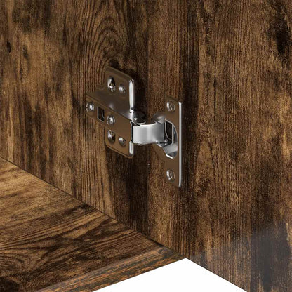 Aparador 88x30x70 cm madeira processada carvalho fumado