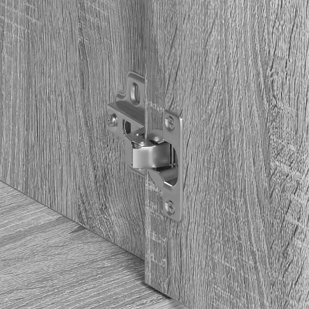 Aparador 88x30x70 cm derivados de madeira cinzento sonoma