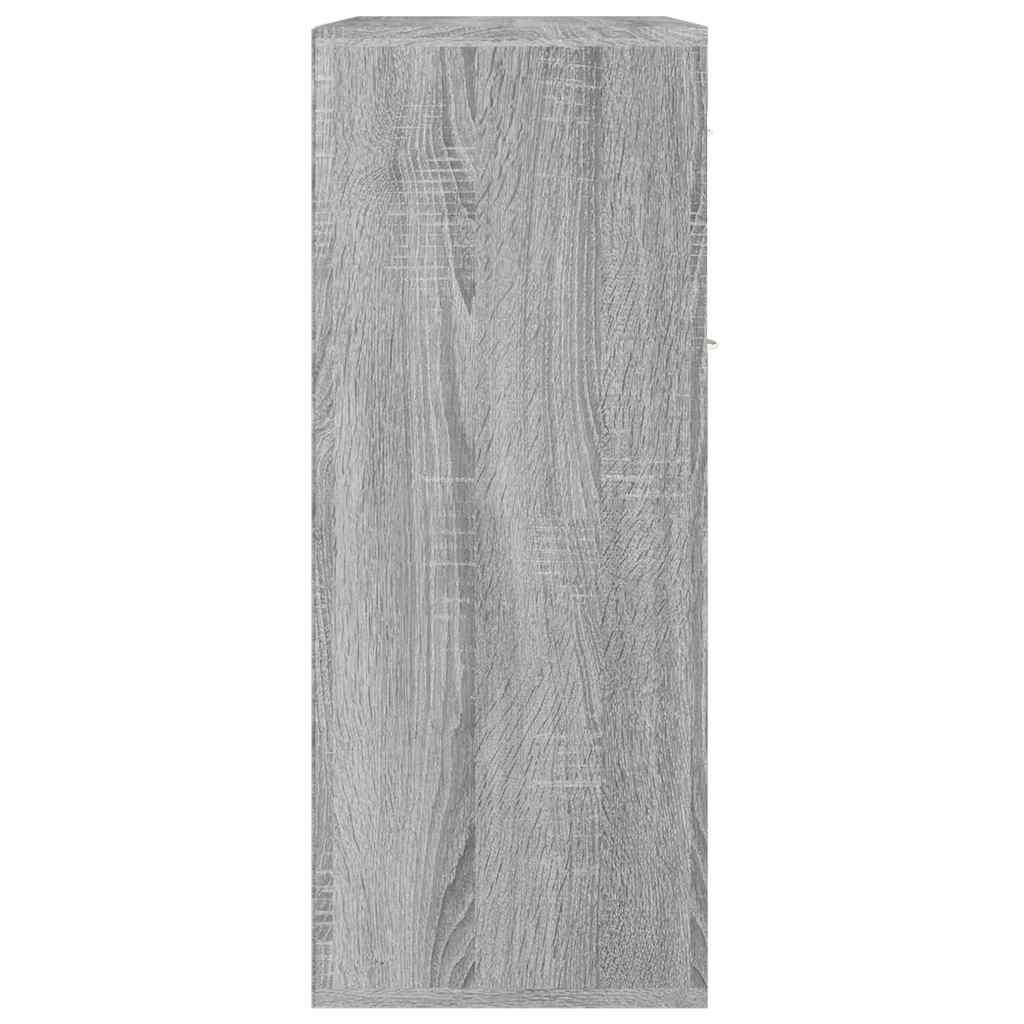 Aparador 60x30x75 cm derivados de madeira cinzento sonoma