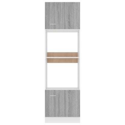 Armário micro-ondas “Lyon” 60x57x207 cm cinza sonoma