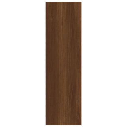 Prateleira parede 75x16x55 cm madeira carvalho castanho