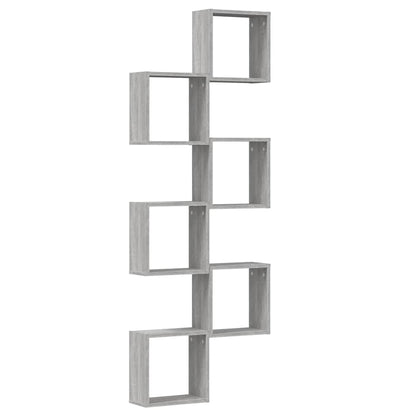Prateleiras de parede forma de cubo 6 pcs 30x15x30 cm