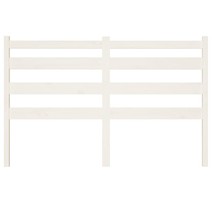 Cabeceira de cama 206x4x100 cm pinho maciço branco