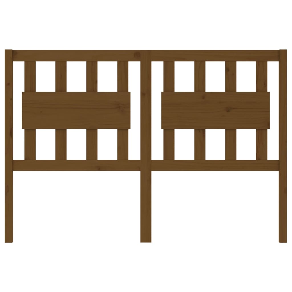 Cabeceira de cama 145,5x4x100 cm pinho maciço castanho mel