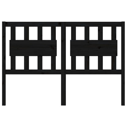 Cabeceira de cama 145,5x4x100 cm pinho maciço preto