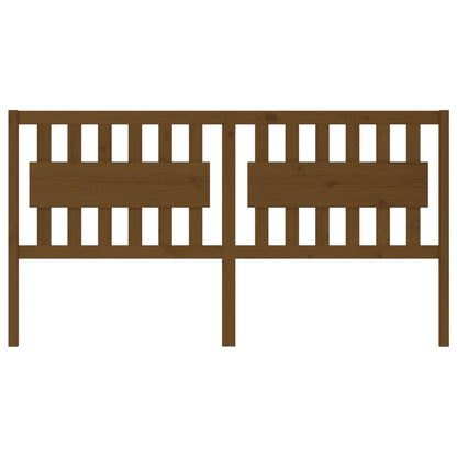 Cabeceira de cama 185,5x4x100 cm pinho maciço castanho mel