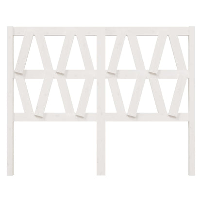 Cabeceira de cama 126x4x100 cm pinho maciço branco