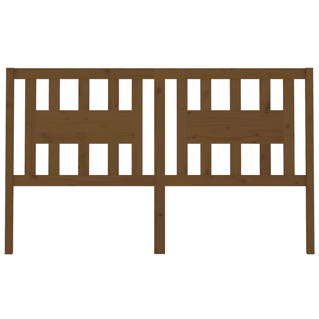 Cabeceira de cama 166x4x100 cm pinho maciço castanho mel