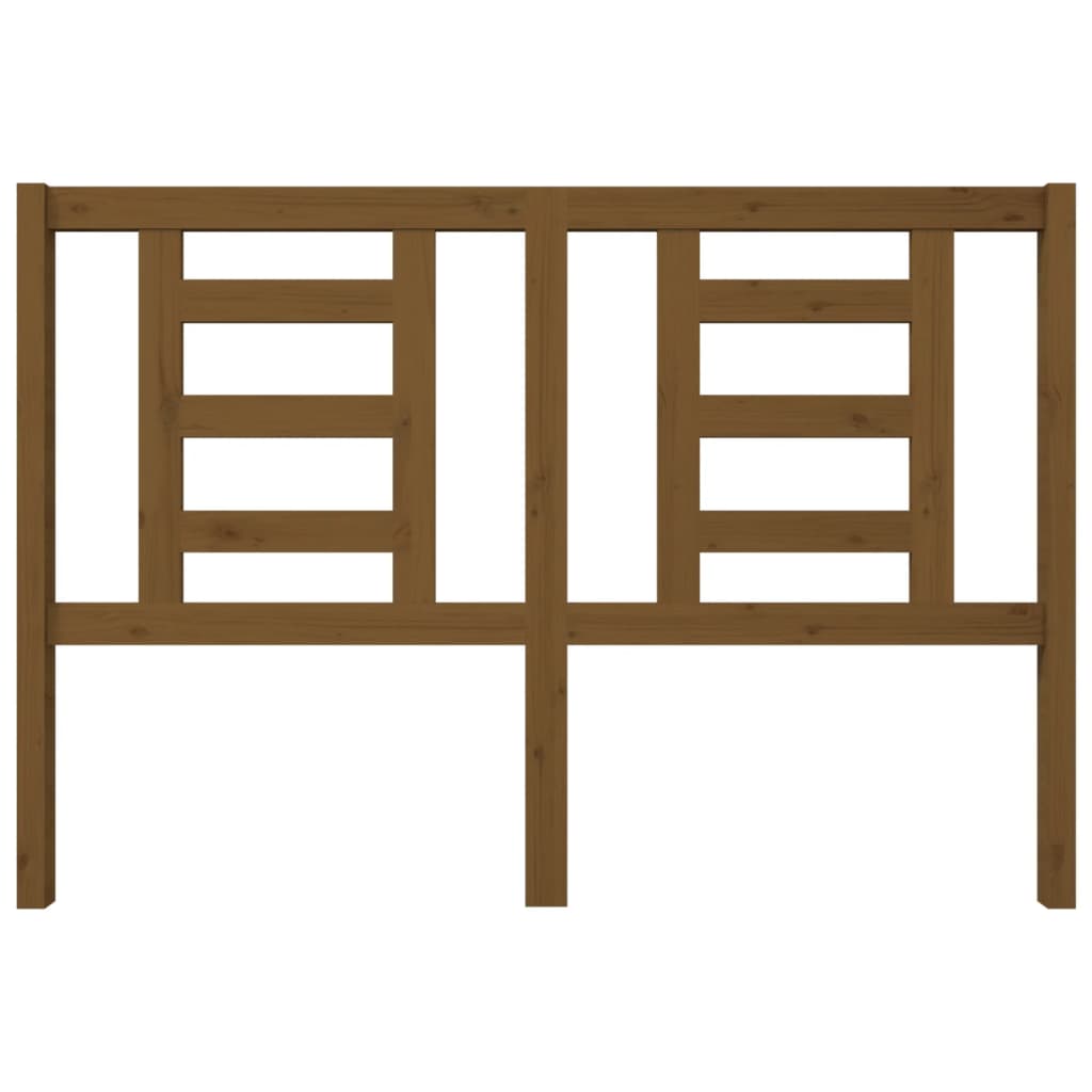 Cabeceira de cama 146x4x100 cm pinho maciço castanho mel