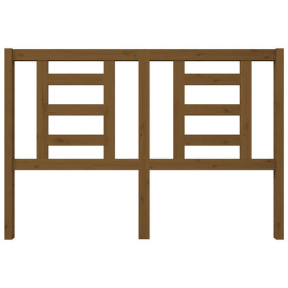 Cabeceira de cama 146x4x100 cm pinho maciço castanho mel