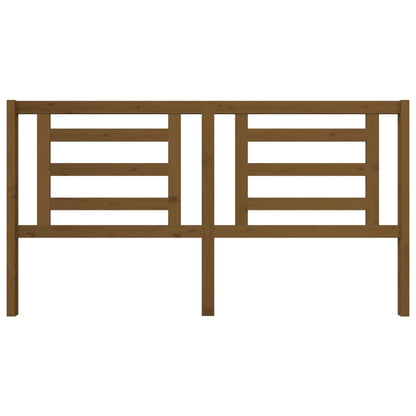 Cabeceira de cama 186x4x100 cm pinho maciço castanho mel