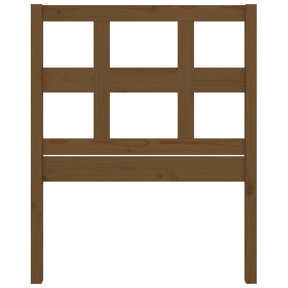 Cabeceira de cama 80,5x4x100 cm pinho maciço castanho mel