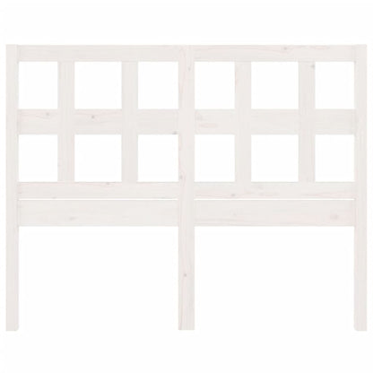 Cabeceira de cama 205,5x4x100 cm madeira de pinho maciça branco