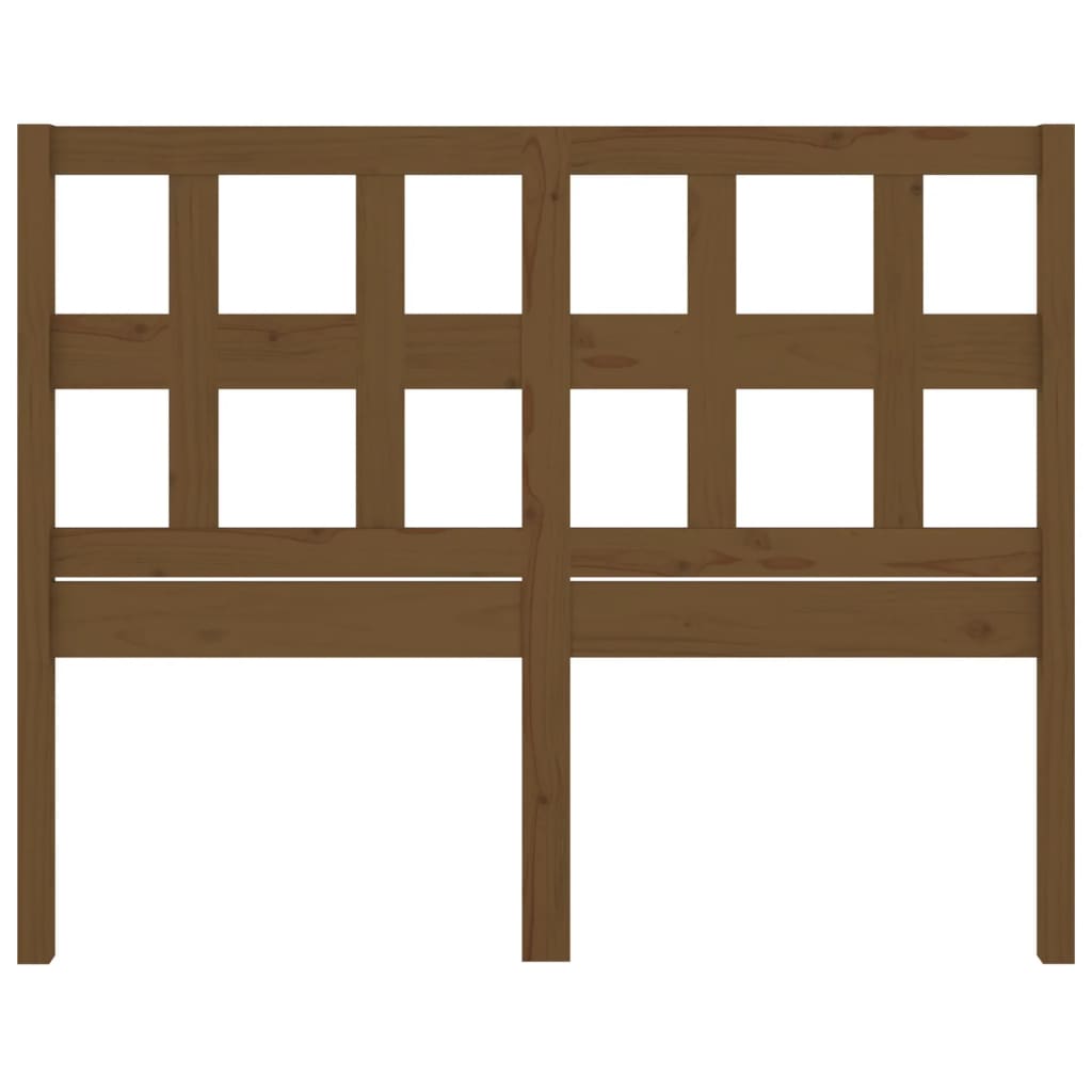 Cabeceira de cama 205,5x4x100 cm pinho maciço castanho mel