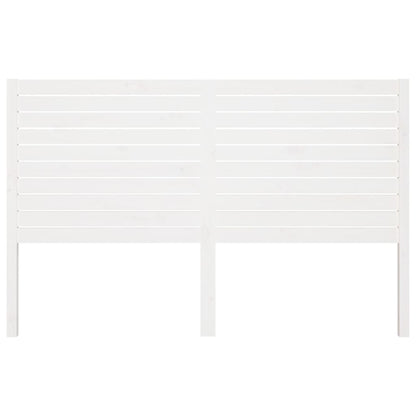 Cabeceira de cama 126x4x100 cm pinho maciço branco