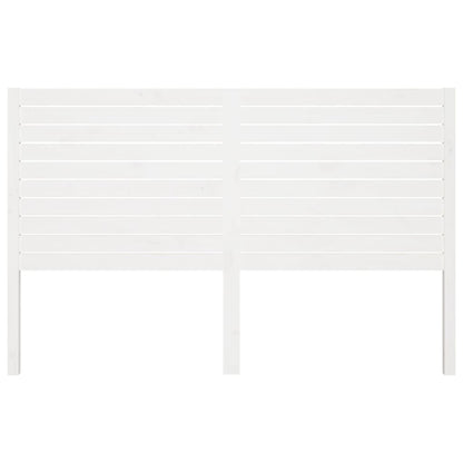 Cabeceira de cama 206x4x100 cm pinho maciço branco
