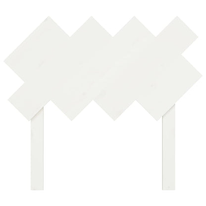 Cabeceira de cama 92x3x81 cm pinho maciço branco