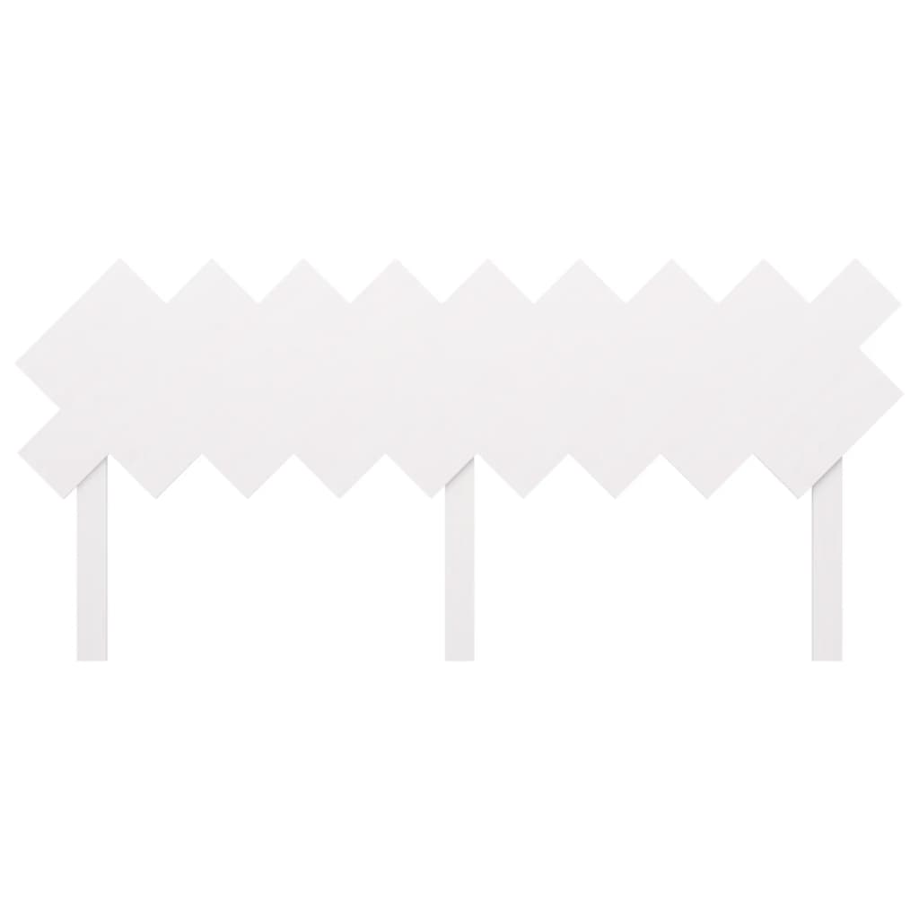 Cabeceira de cama 178x3x80,5 cm pinho maciço branco