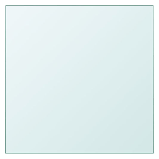 Tampo de mesa 50x50 cm vidro temperado transparente