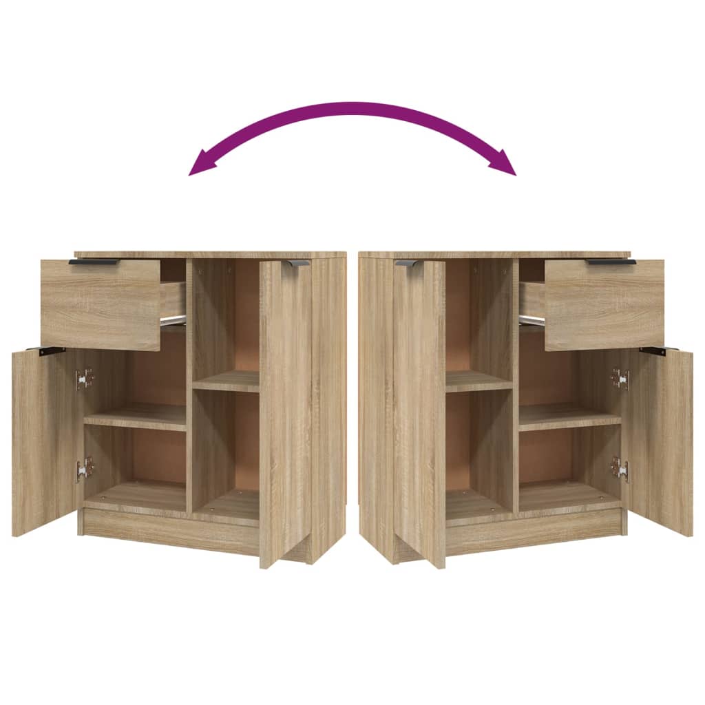 Aparador 60x30x70 cm madeira processada cor carvalho sonoma