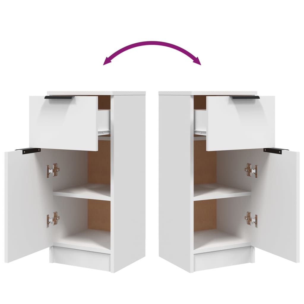 Aparador 30x30x70 cm madeira processada branco