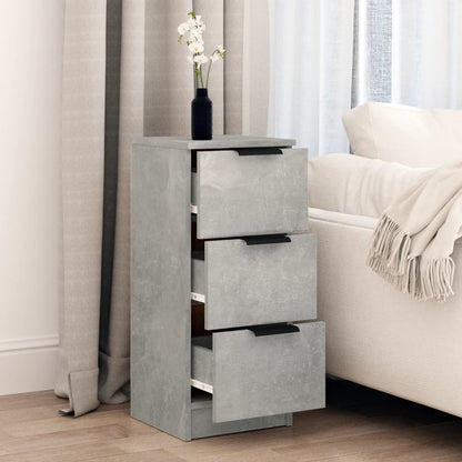 Aparador 30x30x70 cm madeira processada cinza cimento