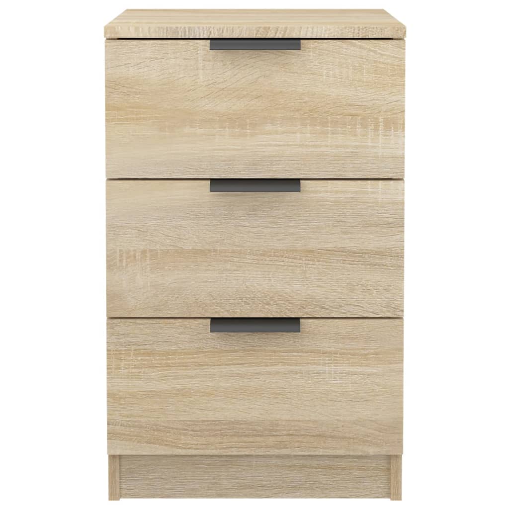 Mesas de cabeceira 2 pcs 40x36x65 cm carvalho sonoma
