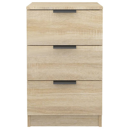 Mesas de cabeceira 2 pcs 40x36x65 cm carvalho sonoma