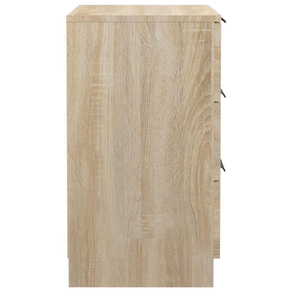 Mesas de cabeceira 2 pcs 40x36x65 cm carvalho sonoma