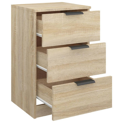 Mesas de cabeceira 2 pcs 40x36x65 cm carvalho sonoma