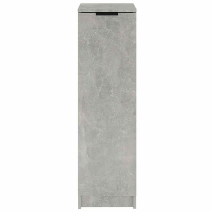 Sapateira 30x35x100 cm madeira processada cinzento cimento