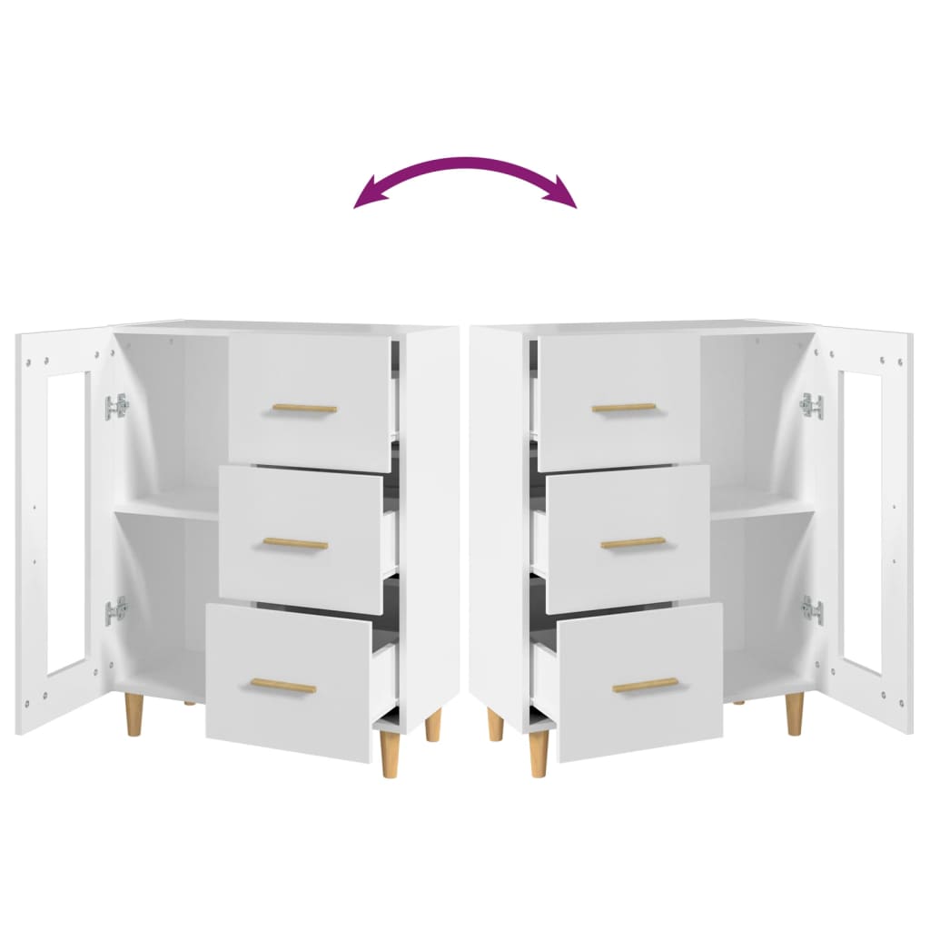 Aparador 69,5x34x90 cm madeira processada branco