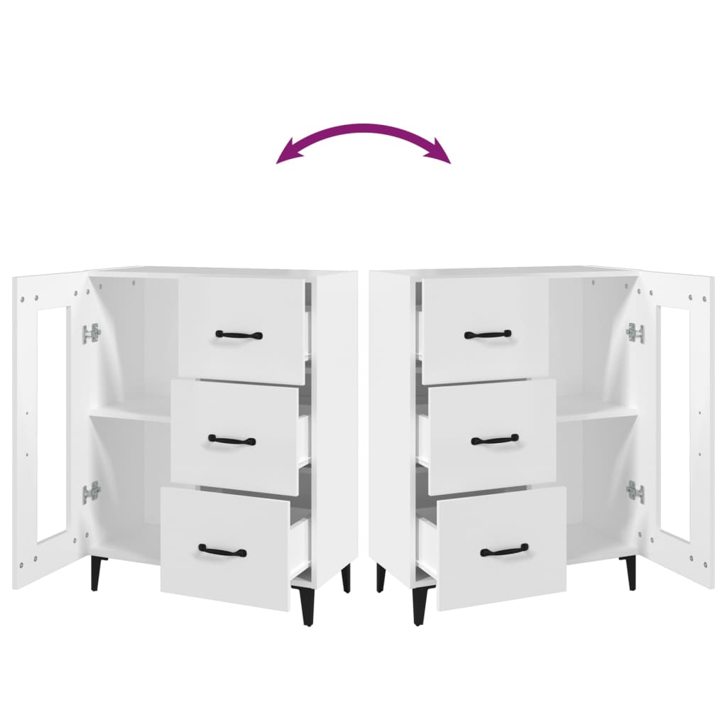 Aparador 69,5x34x90 cm madeira processada branco