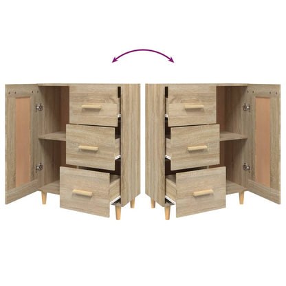 Aparador 69,5x34x90 cm madeira processada cor carvalho sonoma