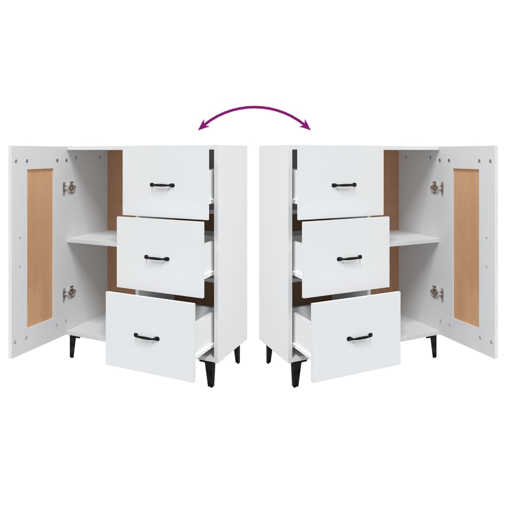 Aparador 69,5x34x90 cm madeira processada branco