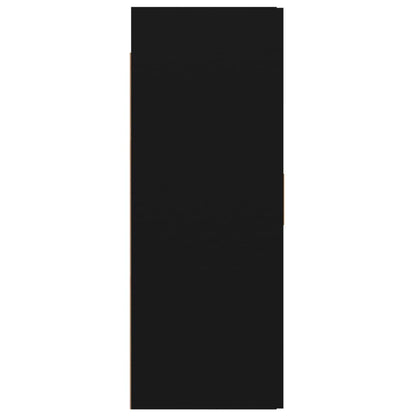 Armário de parede suspenso 69,5x34x90 cm preto