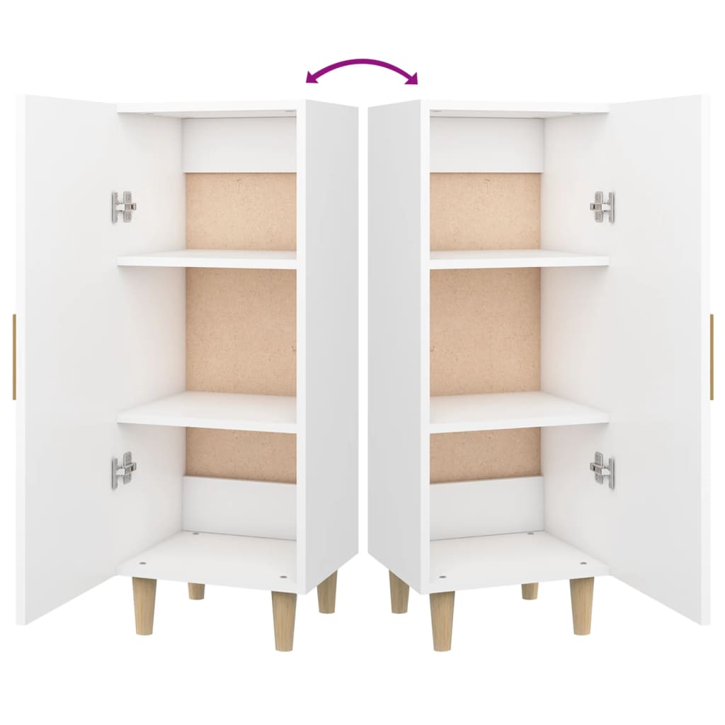 Aparador 34,5x34x90 cm madeira processada branco