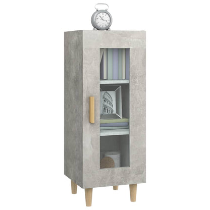 Aparador 34,5x34x90 cm madeira processada cinza cimento