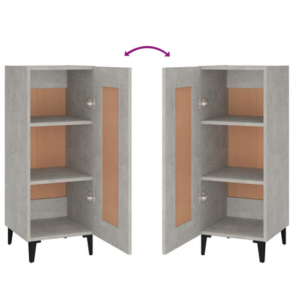 Aparador 34,5x34x90 cm madeira processada cinza cimento