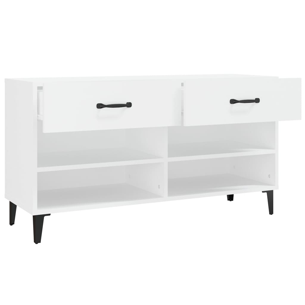 Sapateira 102x35x55 cm derivados de madeira branco
