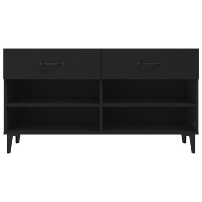 Sapateira 102x35x55 cm derivados de madeira preto