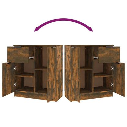 Aparador 60x30x70 cm madeira processada carvalho fumado