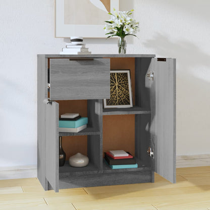 Aparador 60x30x70 cm derivados de madeira cinzento sonoma