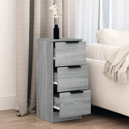 Aparador 30x30x70 cm madeira processada cor sonoma cinza