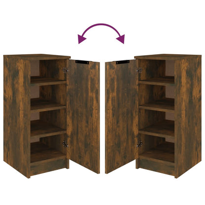 Sapateira 30x35x70 cm derivados de madeira carvalho fumado