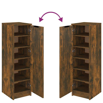 Sapateira 30x35x100 cm derivados de madeira carvalho fumado