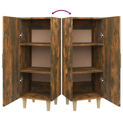 Aparador 34,5x34x90 cm madeira processada cor carvalho fumado